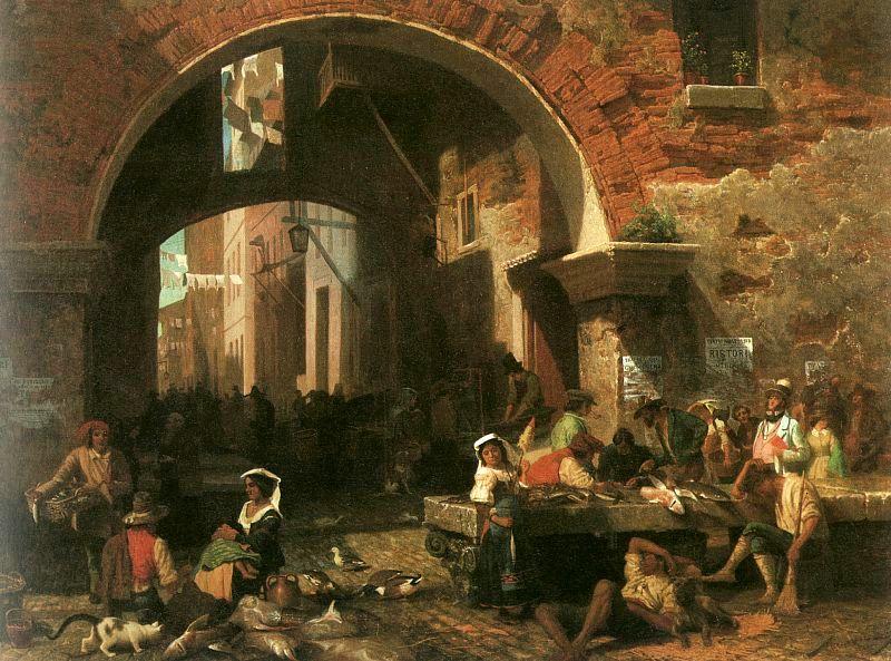 Bierstadt, Albert The Arch of Octavius France oil painting art